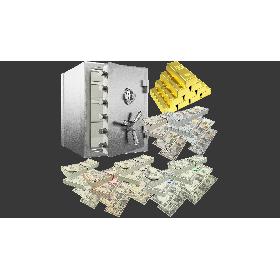 3D Money and Gold and Safe Collection V3